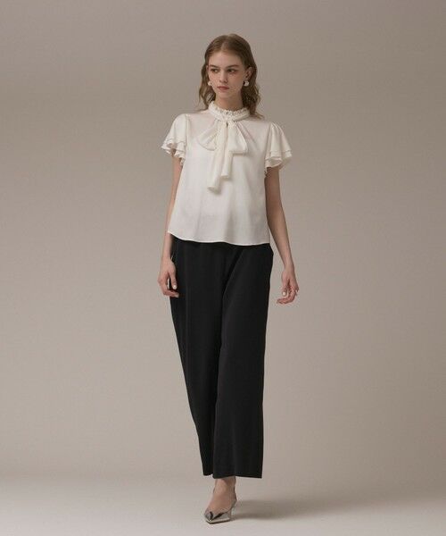 GRACE CONTINENTAL / グレースコンチネンタル シャツ・ブラウス | フリルボウタイブラウス | 詳細1
