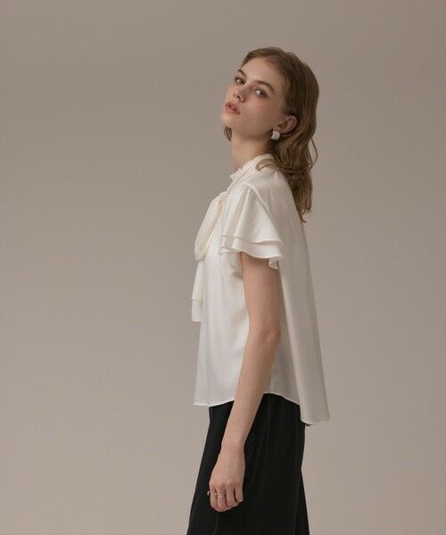 GRACE CONTINENTAL / グレースコンチネンタル シャツ・ブラウス | フリルボウタイブラウス | 詳細2
