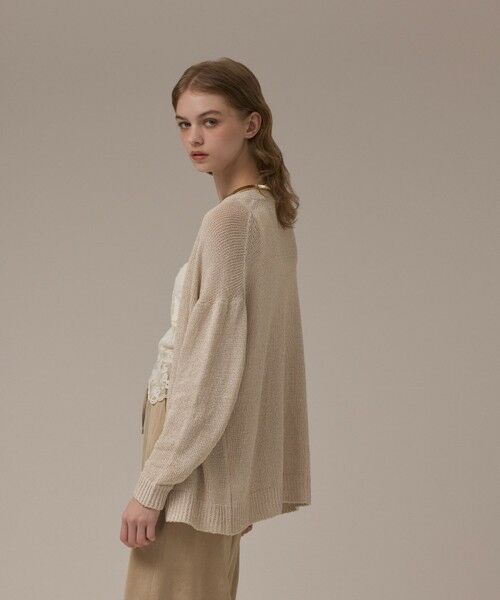 GRACE CONTINENTAL / グレースコンチネンタル カーディガン・ボレロ | ラメルーズニットカーディガン | 詳細5