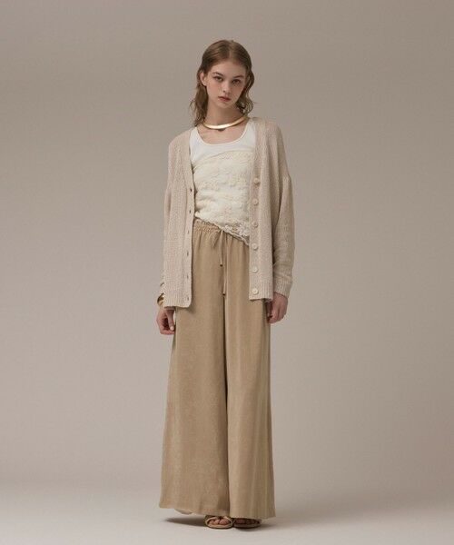 GRACE CONTINENTAL / グレースコンチネンタル カーディガン・ボレロ | ラメルーズニットカーディガン | 詳細1