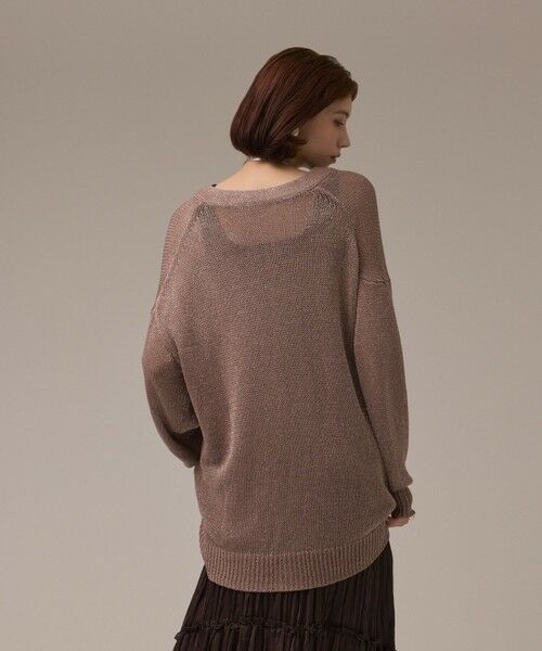 GRACE CONTINENTAL / グレースコンチネンタル カーディガン・ボレロ | ラメルーズニットカーディガン | 詳細8