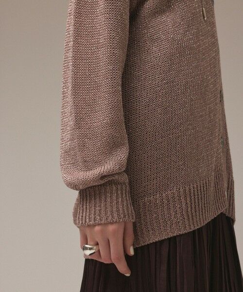 GRACE CONTINENTAL / グレースコンチネンタル カーディガン・ボレロ | ラメルーズニットカーディガン | 詳細9