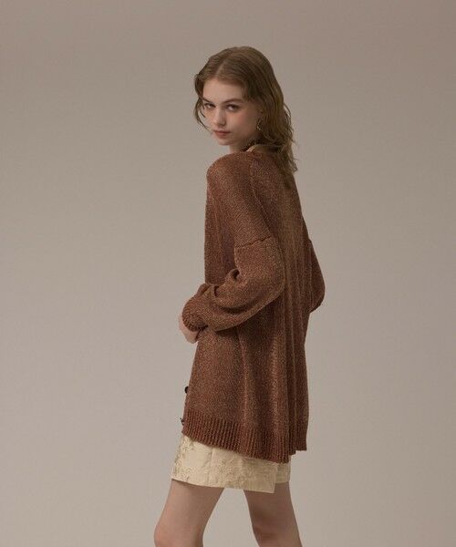 GRACE CONTINENTAL / グレースコンチネンタル カーディガン・ボレロ | ラメルーズニットカーディガン | 詳細19