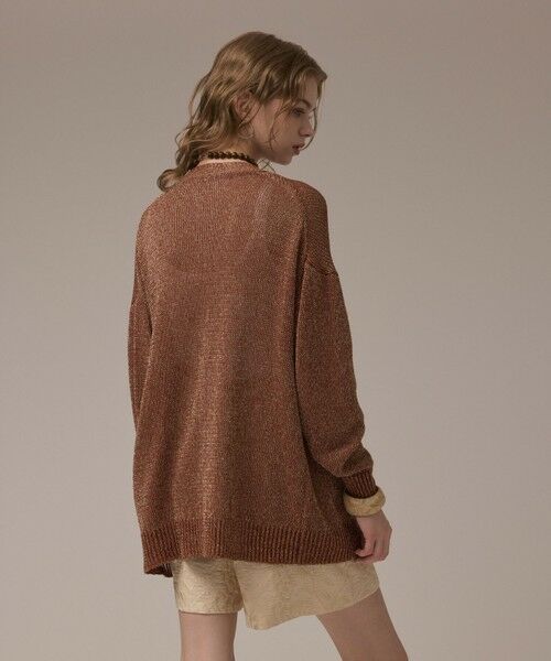 GRACE CONTINENTAL / グレースコンチネンタル カーディガン・ボレロ | ラメルーズニットカーディガン | 詳細20