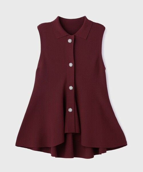 GRACE CONTINENTAL / グレースコンチネンタル ベスト | ビジューニットベスト | 詳細7