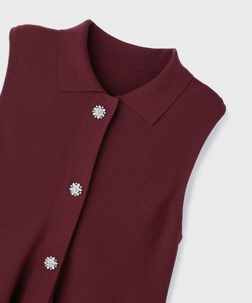 GRACE CONTINENTAL / グレースコンチネンタル ベスト | ビジューニットベスト | 詳細9