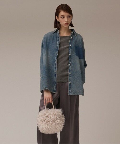 GRACE CONTINENTAL / グレースコンチネンタル ハンドバッグ | カールファーバッグ | 詳細1