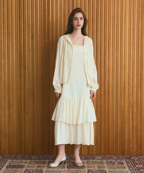 GRACE CONTINENTAL / グレースコンチネンタル パーカー | ラメチェックフーディー | 詳細1