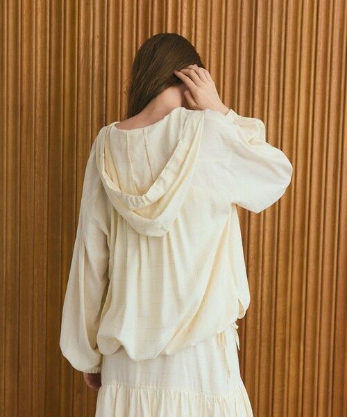 GRACE CONTINENTAL / グレースコンチネンタル パーカー | ラメチェックフーディー | 詳細3