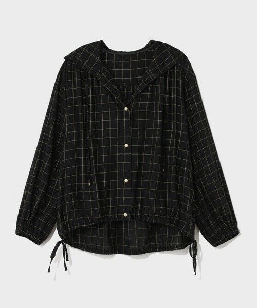 GRACE CONTINENTAL / グレースコンチネンタル パーカー | ラメチェックフーディー | 詳細11