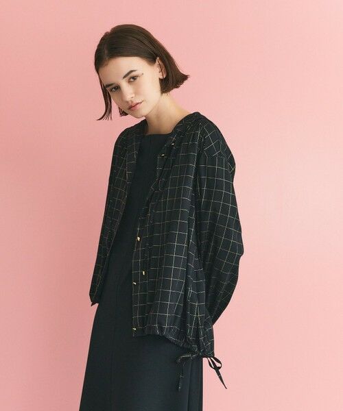 GRACE CONTINENTAL / グレースコンチネンタル パーカー | ラメチェックフーディー | 詳細8