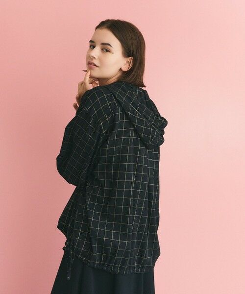 GRACE CONTINENTAL / グレースコンチネンタル パーカー | ラメチェックフーディー | 詳細9