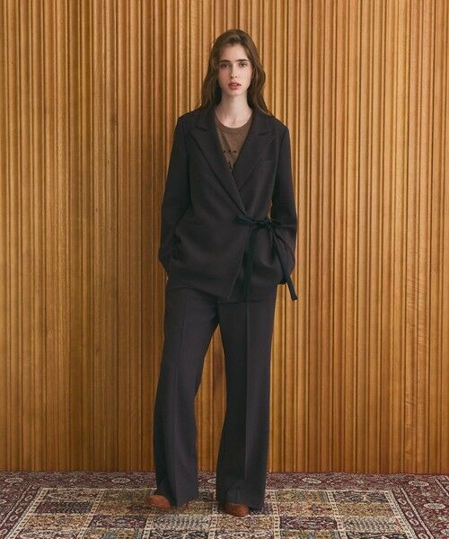 GRACE CONTINENTAL / グレースコンチネンタル その他パンツ | ダブルクロスストレートパンツ | 詳細3