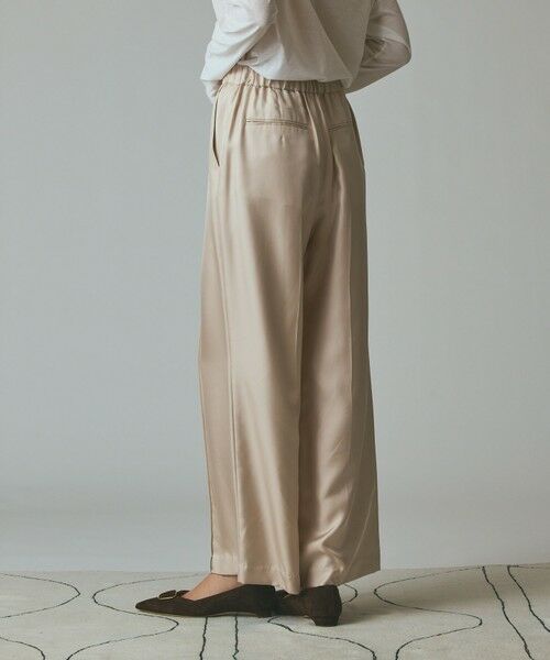 GRACE CONTINENTAL / グレースコンチネンタル その他パンツ | シルクツイルイージーパンツ | 詳細1