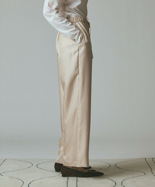 GRACE CONTINENTAL / グレースコンチネンタル その他パンツ | シルクツイルイージーパンツ | 詳細2