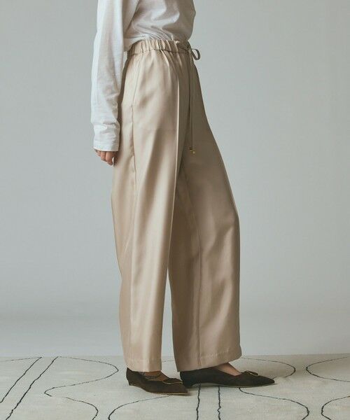 GRACE CONTINENTAL / グレースコンチネンタル その他パンツ | シルクツイルイージーパンツ | 詳細3