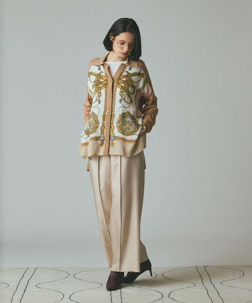 GRACE CONTINENTAL / グレースコンチネンタル その他パンツ | シルクツイルイージーパンツ | 詳細4