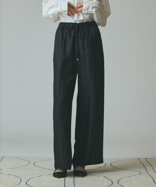 GRACE CONTINENTAL / グレースコンチネンタル その他パンツ | シルクツイルイージーパンツ | 詳細13