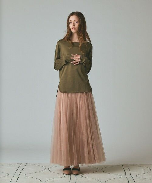 GRACE CONTINENTAL / グレースコンチネンタル ミニ・ひざ丈スカート | チュールボリュームスカート | 詳細1