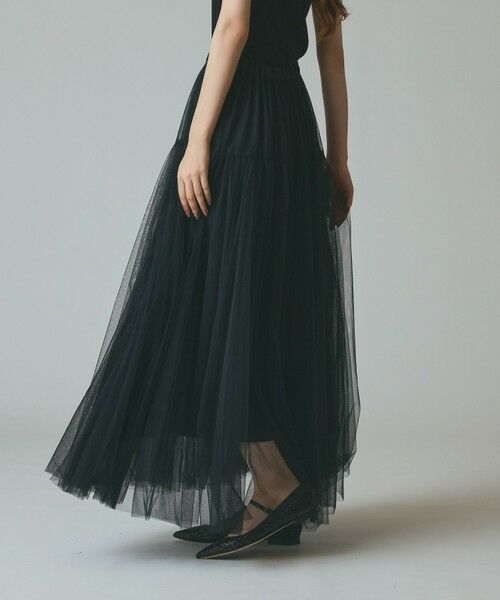 GRACE CONTINENTAL / グレースコンチネンタル ミニ・ひざ丈スカート | チュールボリュームスカート | 詳細14