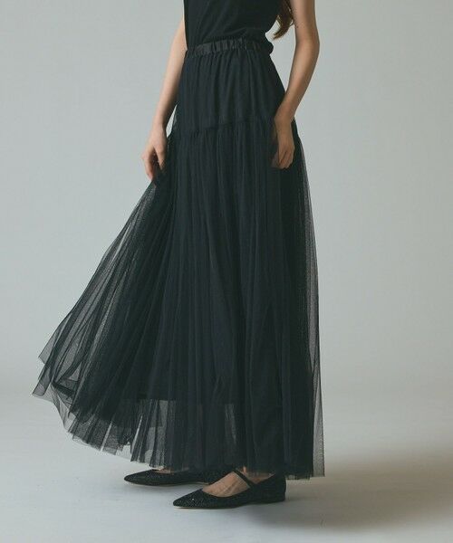 GRACE CONTINENTAL / グレースコンチネンタル ミニ・ひざ丈スカート | チュールボリュームスカート | 詳細15
