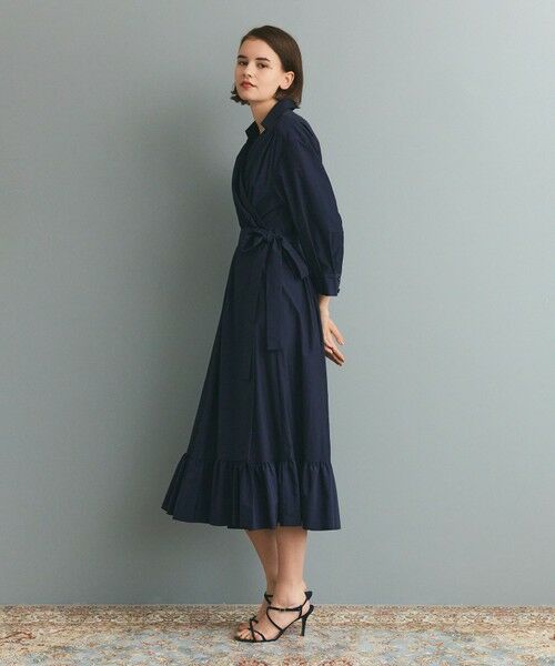 GRACE CONTINENTAL / グレースコンチネンタル ミニ丈・ひざ丈ワンピース | カシュクールシャツワンピース | 詳細6