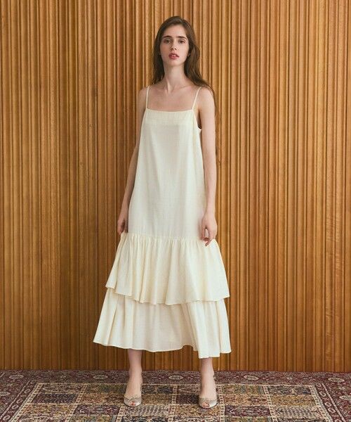 GRACE CONTINENTAL / グレースコンチネンタル ロング・マキシ丈ワンピース | ラメチェックキャミドレス | 詳細1