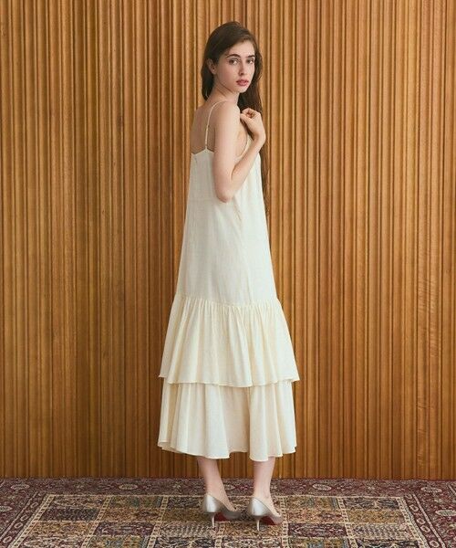 GRACE CONTINENTAL / グレースコンチネンタル ロング・マキシ丈ワンピース | ラメチェックキャミドレス | 詳細3