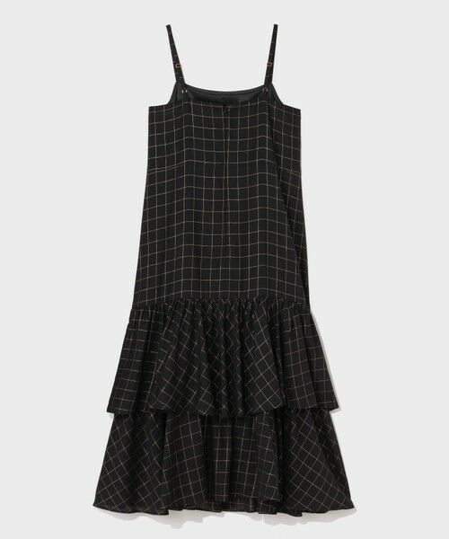 GRACE CONTINENTAL / グレースコンチネンタル ロング・マキシ丈ワンピース | ラメチェックキャミドレス | 詳細10