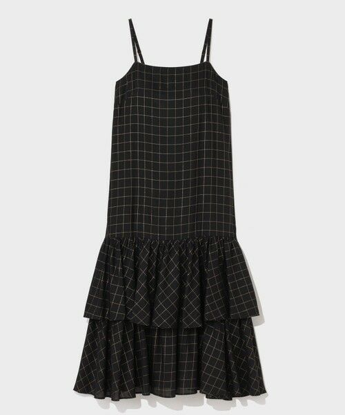 GRACE CONTINENTAL / グレースコンチネンタル ロング・マキシ丈ワンピース | ラメチェックキャミドレス | 詳細9