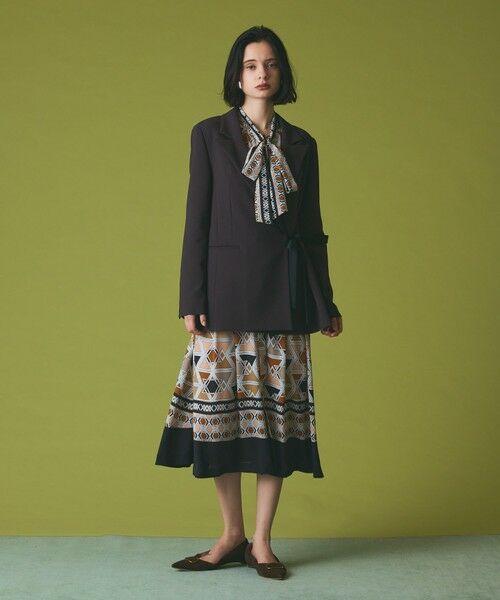 GRACE CONTINENTAL / グレースコンチネンタル ロング・マキシ丈ワンピース | キカボウタイドレス | 詳細6