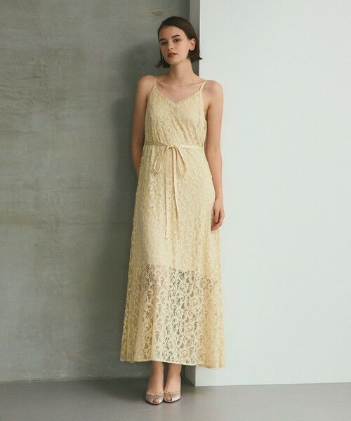 GRACE CONTINENTAL / グレースコンチネンタル ロング・マキシ丈ワンピース | レースキャミドレス | 詳細1