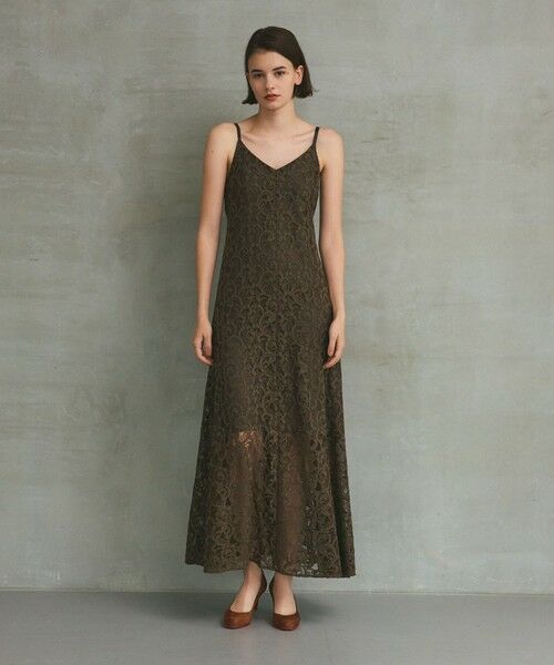 GRACE CONTINENTAL / グレースコンチネンタル ロング・マキシ丈ワンピース | レースキャミドレス | 詳細5