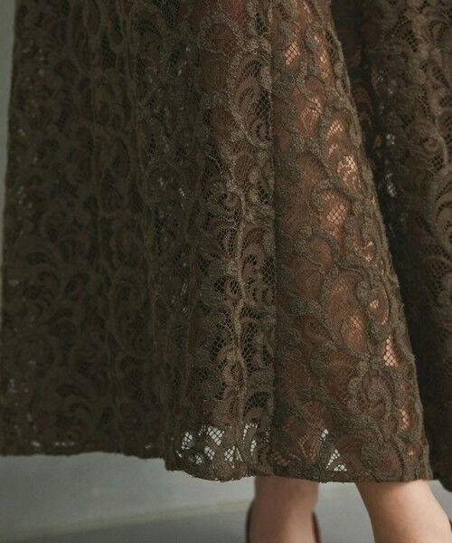 GRACE CONTINENTAL / グレースコンチネンタル ロング・マキシ丈ワンピース | レースキャミドレス | 詳細7