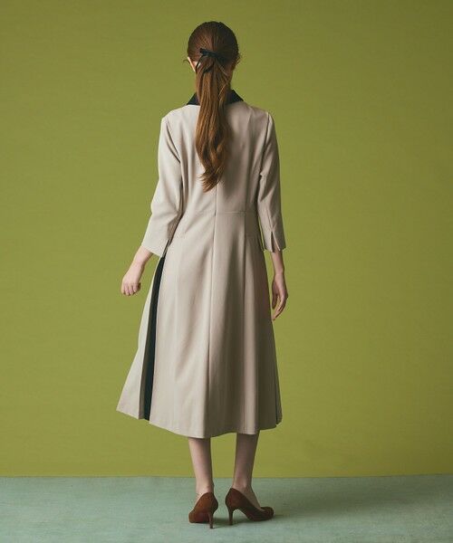 GRACE CONTINENTAL / グレースコンチネンタル ロング・マキシ丈ワンピース | クレリックバイカラーワンピース | 詳細4