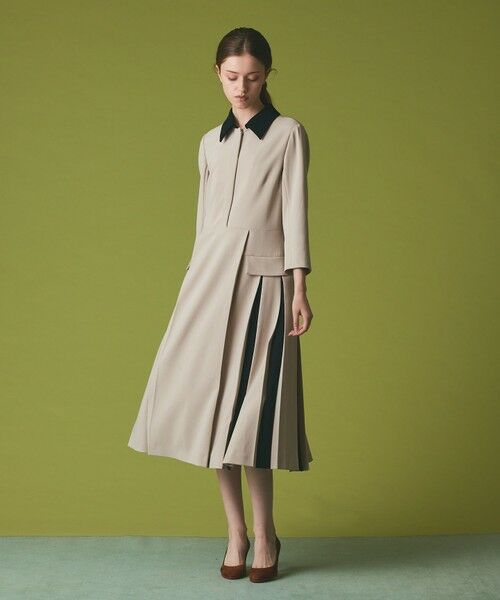 GRACE CONTINENTAL / グレースコンチネンタル ロング・マキシ丈ワンピース | クレリックバイカラーワンピース | 詳細2