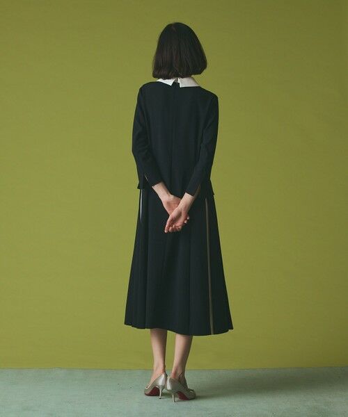 GRACE CONTINENTAL / グレースコンチネンタル ロング・マキシ丈ワンピース | クレリックバイカラーワンピース | 詳細10