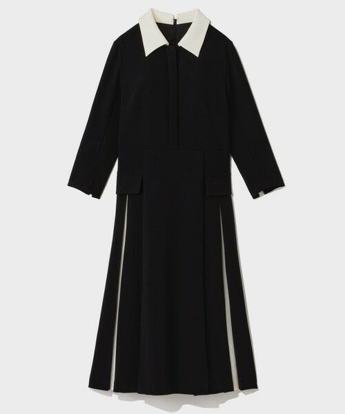 GRACE CONTINENTAL / グレースコンチネンタル ロング・マキシ丈ワンピース | クレリックバイカラーワンピース | 詳細13