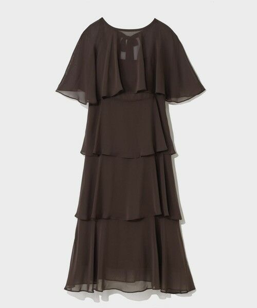 GRACE CONTINENTAL / グレースコンチネンタル ドレス | シフォンケープドレス | 詳細4