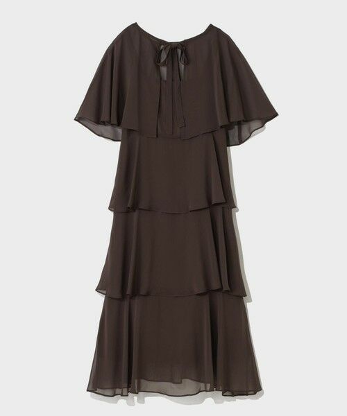 GRACE CONTINENTAL / グレースコンチネンタル ドレス | シフォンケープドレス | 詳細5