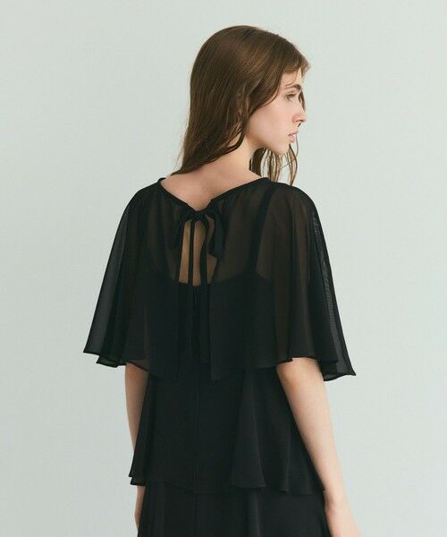 GRACE CONTINENTAL / グレースコンチネンタル ドレス | シフォンケープドレス | 詳細11