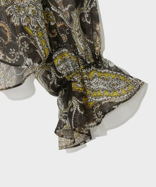 GRACE CONTINENTAL / グレースコンチネンタル シャツ・ブラウス | ラメストライププリントブラウス | 詳細7