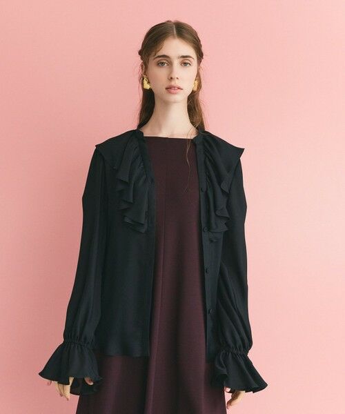 GRACE CONTINENTAL / グレースコンチネンタル シャツ・ブラウス | スキッパーラッフルブラウス | 詳細3