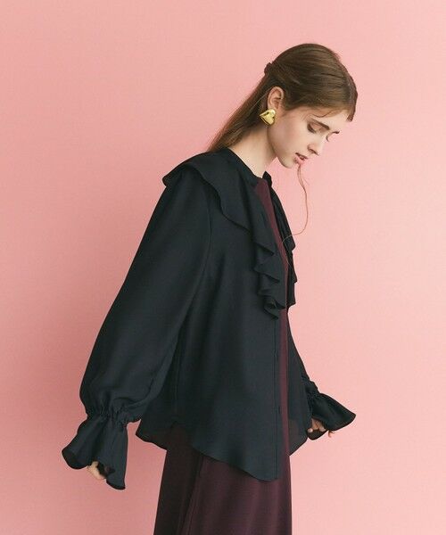 GRACE CONTINENTAL / グレースコンチネンタル シャツ・ブラウス | スキッパーラッフルブラウス | 詳細4