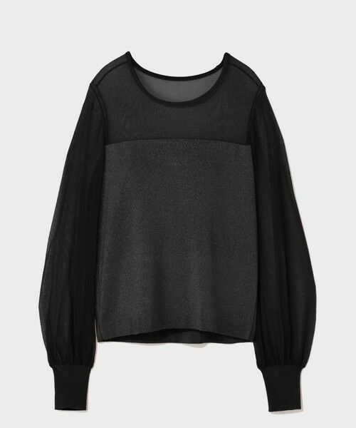 GRACE CONTINENTAL / グレースコンチネンタル その他トップス | ラメコンビシアーニット | 詳細4