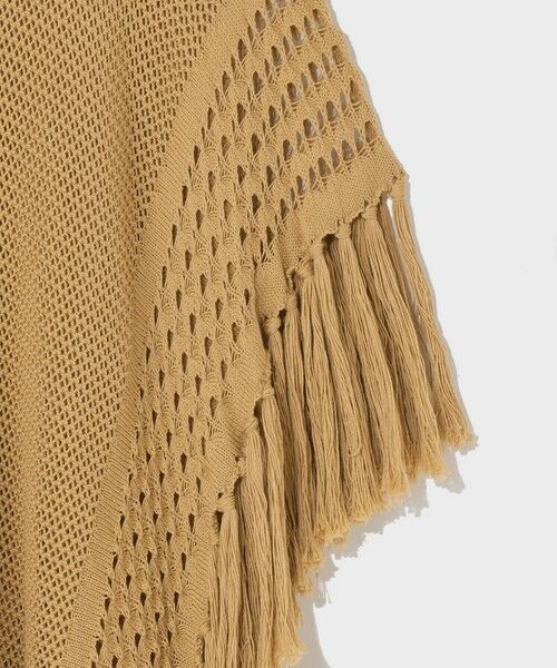 GRACE CONTINENTAL / グレースコンチネンタル ニット・セーター | ニットフリンジケープ | 詳細6