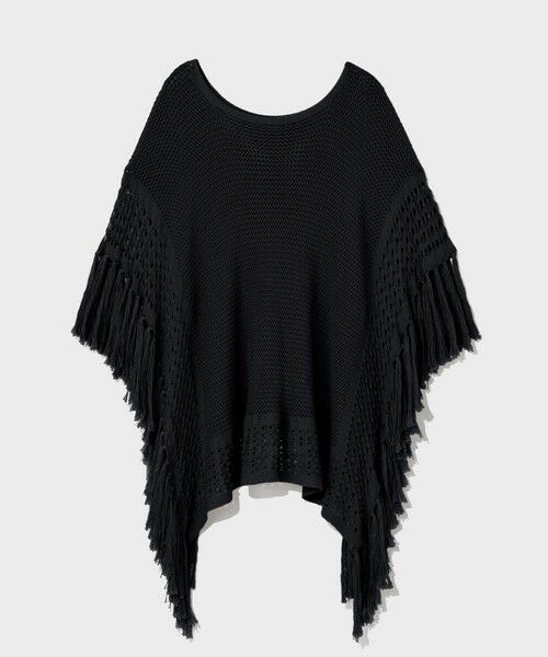 GRACE CONTINENTAL / グレースコンチネンタル ニット・セーター | ニットフリンジケープ | 詳細11