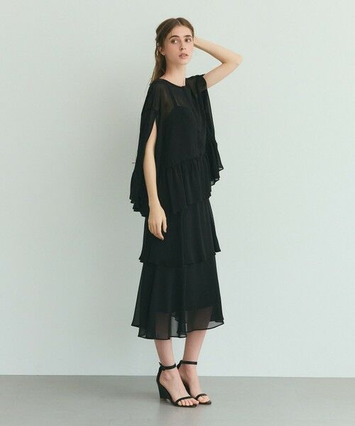 GRACE CONTINENTAL / グレースコンチネンタル その他トップス | シフォンフリルポンチョ | 詳細8