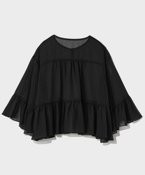 GRACE CONTINENTAL / グレースコンチネンタル その他トップス | シフォンフリルポンチョ | 詳細17
