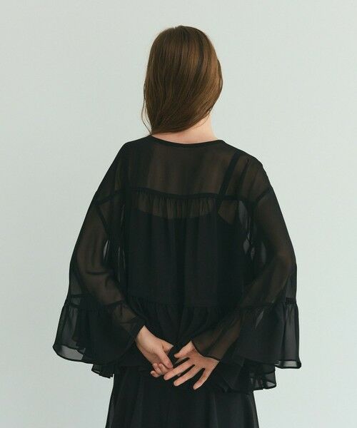 GRACE CONTINENTAL / グレースコンチネンタル その他トップス | シフォンフリルポンチョ | 詳細12